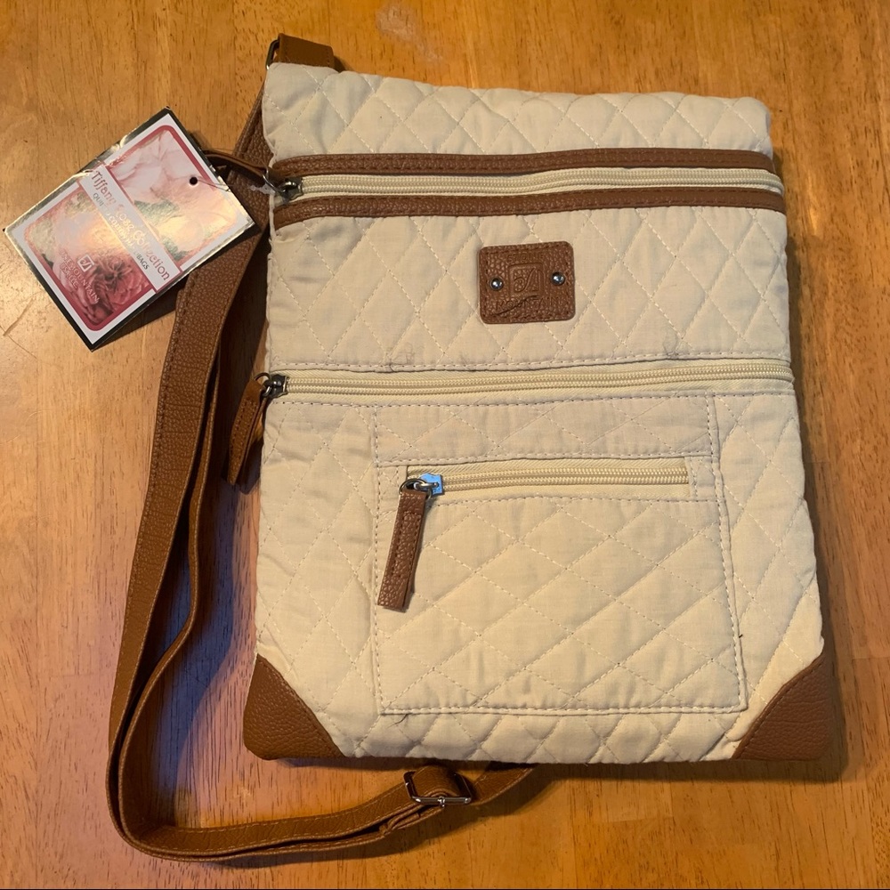 NWT - Tiffany Rose Collection Quilted Cotton Handbag
